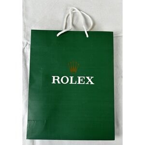 Rolex Boutique Shopping Bag 100% Authentic 10" x 8" x 5"